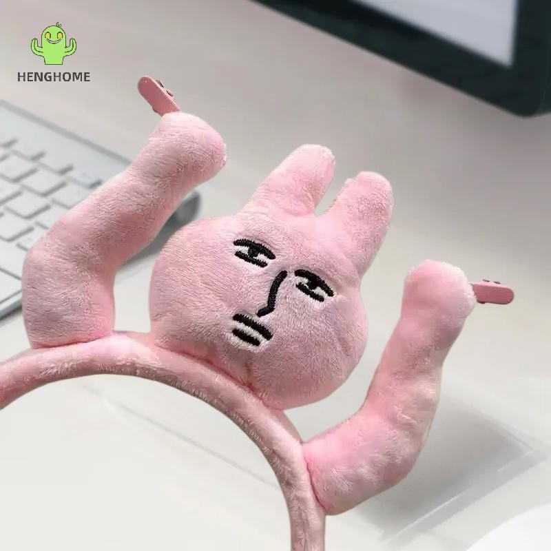 HENGHOME 1 Fun Raise Your Hands To Pull Your Hair, Pink Bunny s, Funny Fun s, Grab Bangs, Hair Ties,