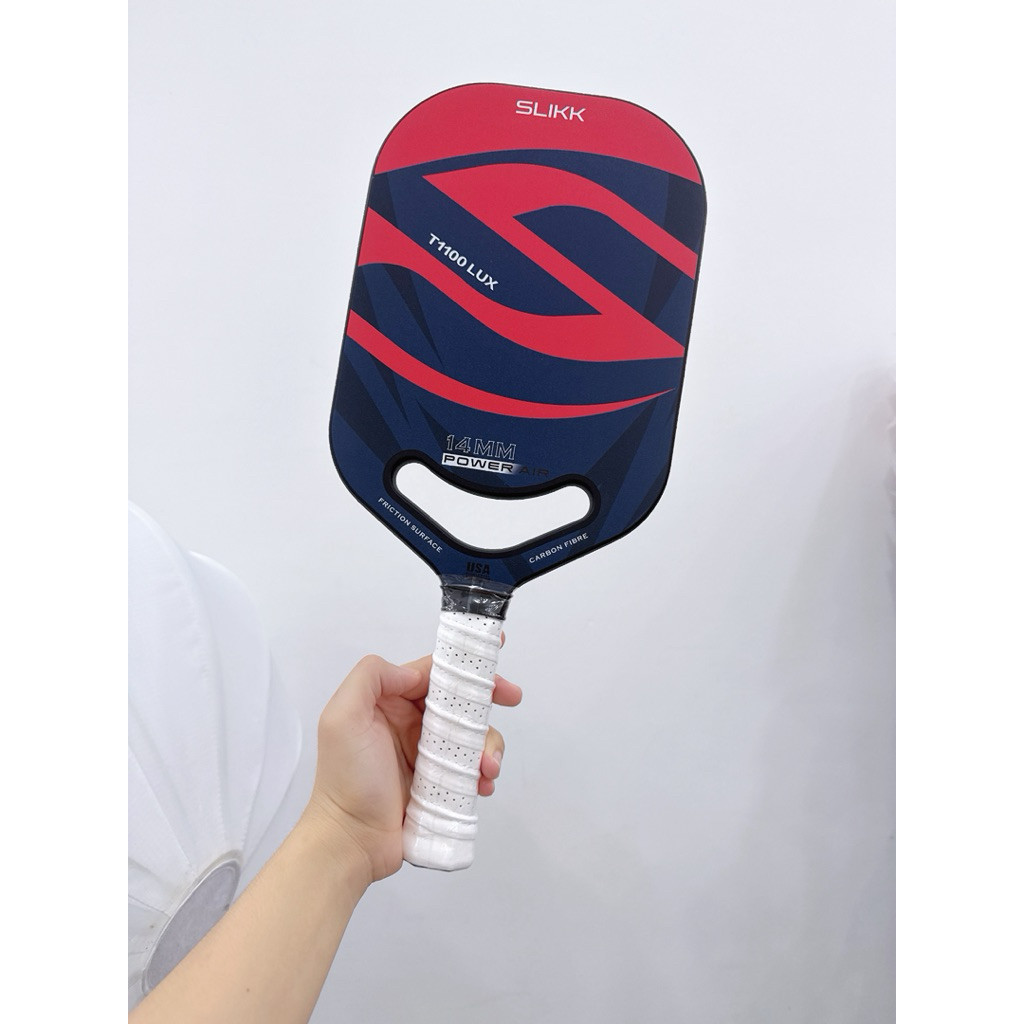 💔 Vợt pickleball t1100 lux bản 14 mm siêu nhám full carbon , quấn cán vợt 💔