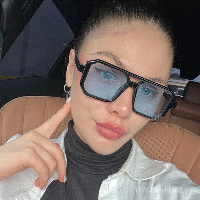 Kính râm cầu đôi Aviator Retro