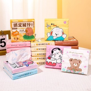 Khăn giấy bỏ túi mini 40 tờ in họa tiết hoạt hình dễ thương 10x9.5cm