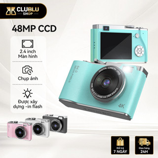 CLUBLU Máy Ảnh Retro LK-003 Selfie Camera Kép 48MP Full HD Video 1080P Pin Lớn, Đa Năng Cho Học Sinh