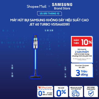[MIỄN PHÍ VẬN CHUYỂN] Máy hút bụi Samsung không dây hiệu suất cao 410W Jet 60 Turbo VS15A6031R1