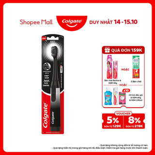 Bàn chải điện Colgate dùng pin, công nghệ sóng âm sạch mảng bám, hỗ trợ trắng răng