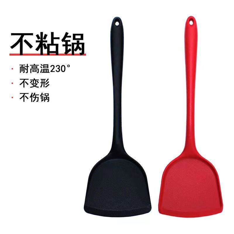 Thìa Silicon Chống Dính Chảo Chịu Nhiệt Độ Cao Khuấy-Frying Thìa Khuấy-Frying Cá-