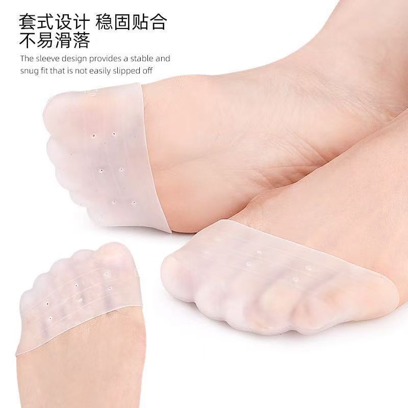Miếng Lót Ngón Chân Mềm Mại Đàn Hồi Cao Ngón Chân Trước Nửa Kích Thước Miếng Lót Nữ 2.60616