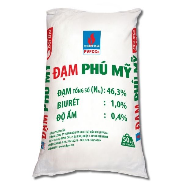 🌾 ĐẠM PHÚ MỸ URE 46.3% - TÚI 1KG CHIẾT LẺ 🌾 Đóng gói tiện lợi từ bao 50kg chính hãng Đạm Phú Mỹ