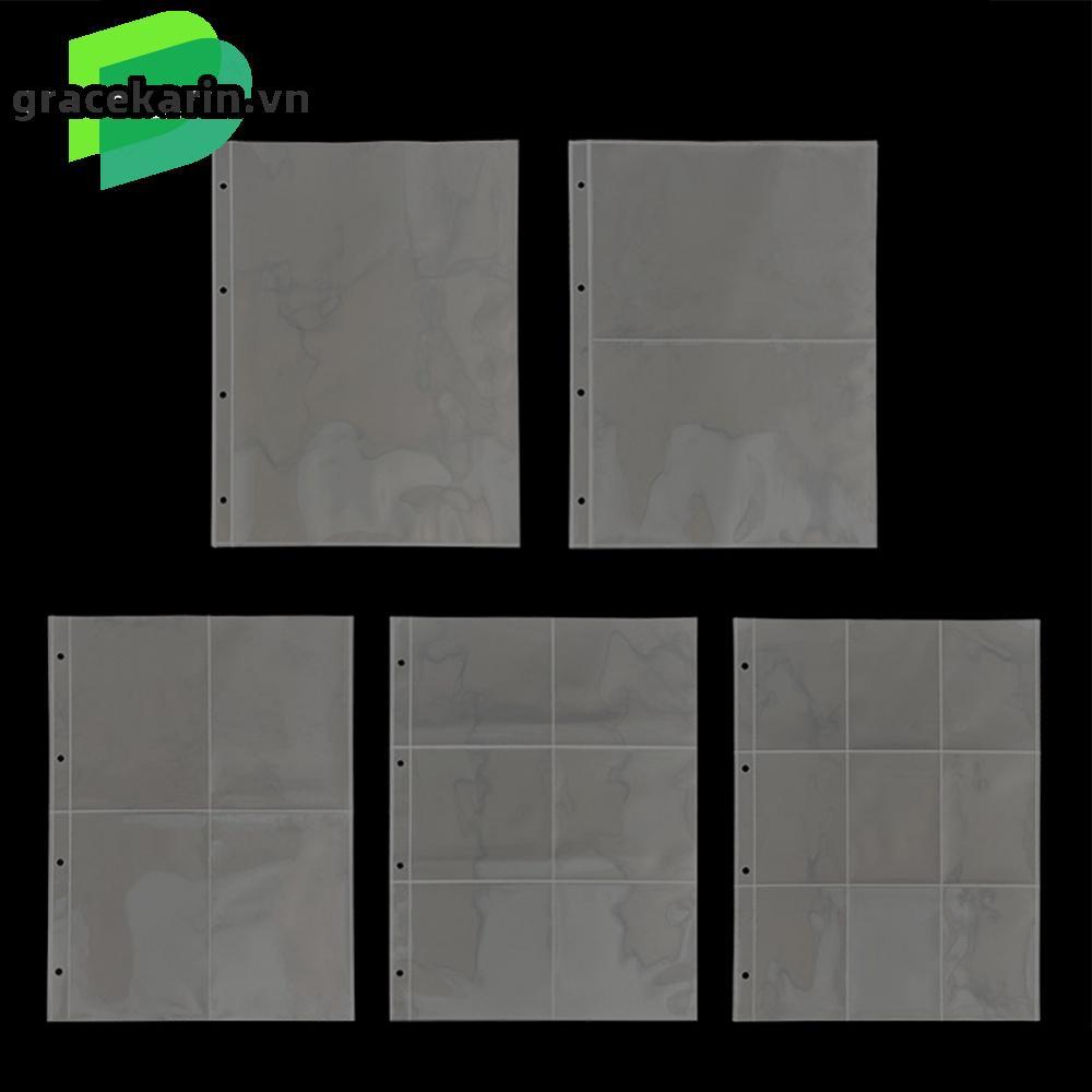 None Binder Sleeves A4 Sleeves A4 Binder Sleeves Photo Sleeves Plastic 10pcs