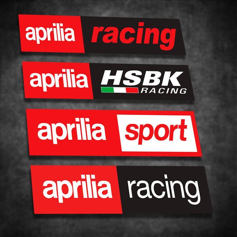 Aprilia stickers, RSV4, SRGT200 motorcycle side nameplate stickers