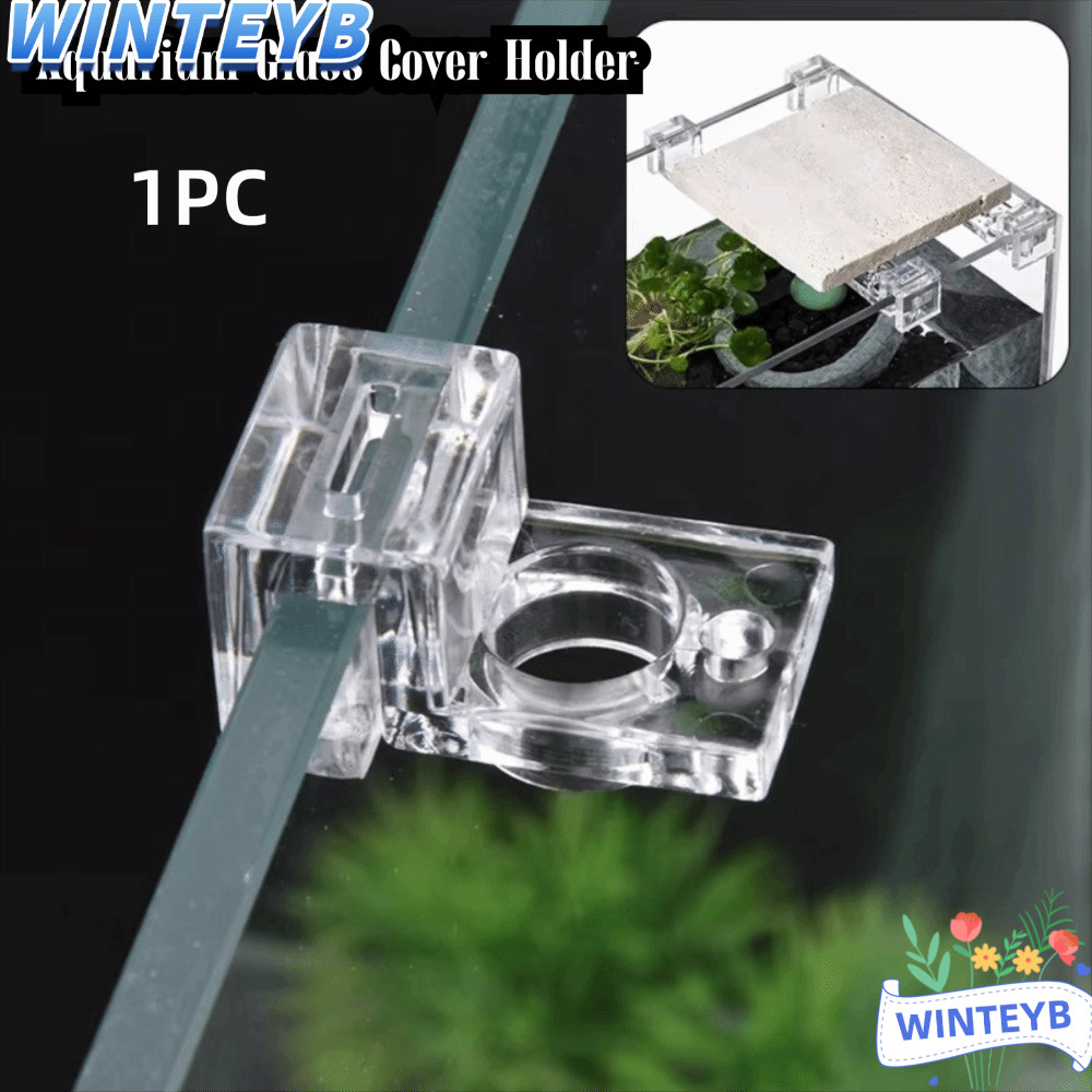 Giá đỡ nắp thủy tinh bể cá WINTEYB 1PC, Acrylic 4.5 / 5 / 5.5 / 6 / 8 / 10 / 12 / 15mm Giá đỡ nắp bể