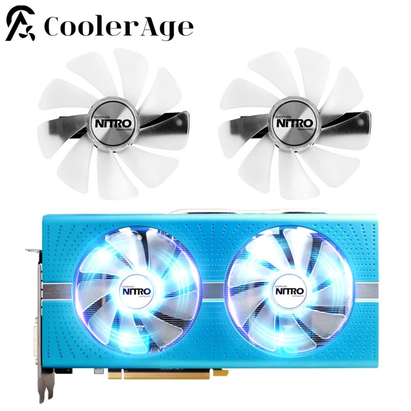 * Dành Cho Sapphire RX470 RX590 RX580 RX480 RX570 NITRO Phiên Bản Đặc Biệt Quạt 95mm CF1015H12D RX 5
