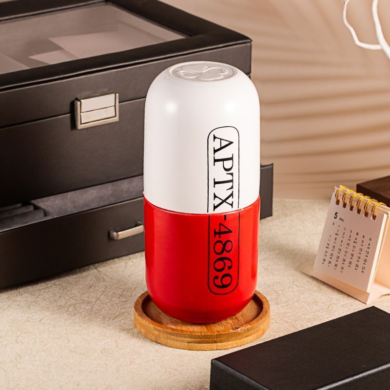Thám Tử Lừng Danh Conan Cốc Nước Đá May Mắn Khớp Anime Hàng Hóa aptx4869 Tạo Kiểu