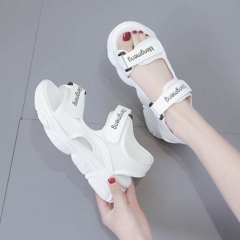 Mùa Hè 2025 Phong Cách Mới Phiên Bản Hàn Quốc Phù Hợp Với Học Sinh Flat Thể Thao Đi Biển Dép Nữ Đế D