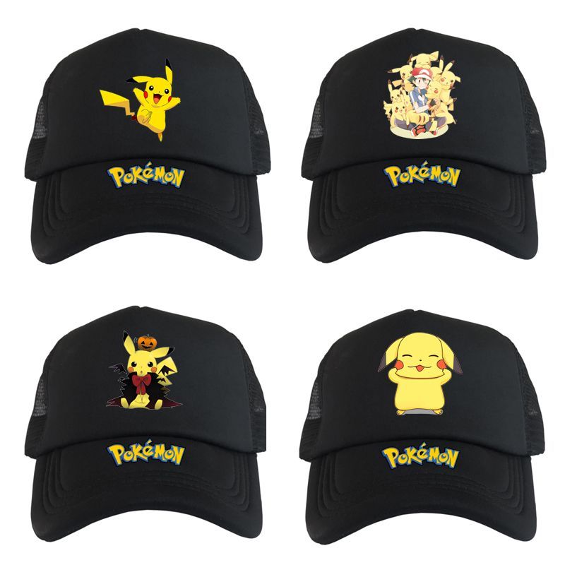 Mũ Pikachu Nam Nữ Mũ Bóng Chày Anime Pokemon Pokemon Mũ