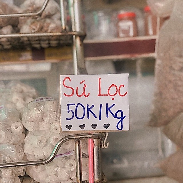 SỨ VIÊN TRẮNG, SỨ VIÊN ĐỎ LỌC HỒ CÁ ( 100g ) ]