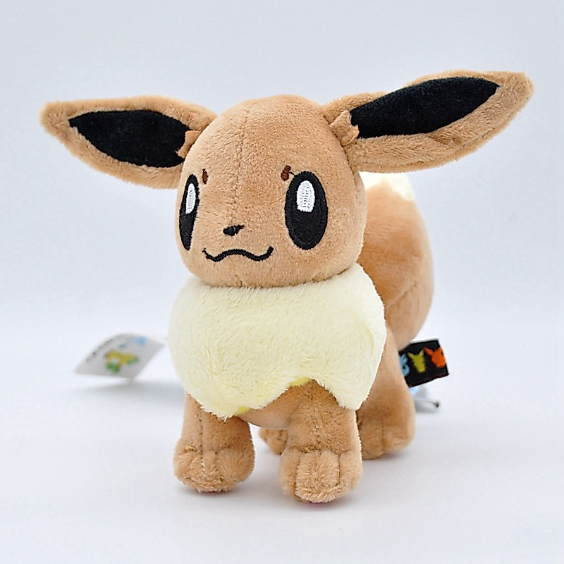 Gấu bông pokemon Eevee (Eevui) nâu dễ thương dạng đứng độc đáo (20cm) hàng chính hãng pokemon mới 10