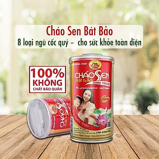Cháo Sen Bát Bảo Minh Trung-Cháo Ăn Liền