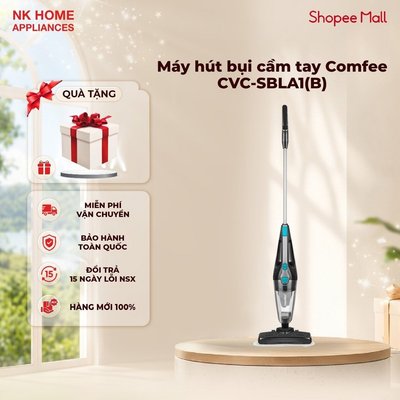 Máy hút bụi cầm tay Comfee CVC-SBLA1(B) - Lực hút 3380 Pa - Bảo hành chính hãng 12 tháng