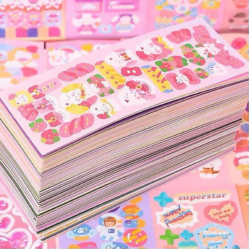 SET STICKER 20/50/100/200 TẤM KHÔNG TRÙNG MẪU