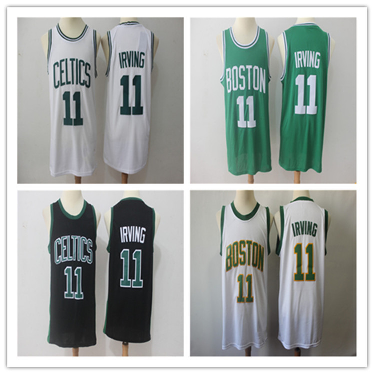 Giao hàng trong ngàyJersey Celtics 11 Irving Bóng Rổ Jersey Irving Thêu Áo Bóng Rổ Vận Chuyển Trên B