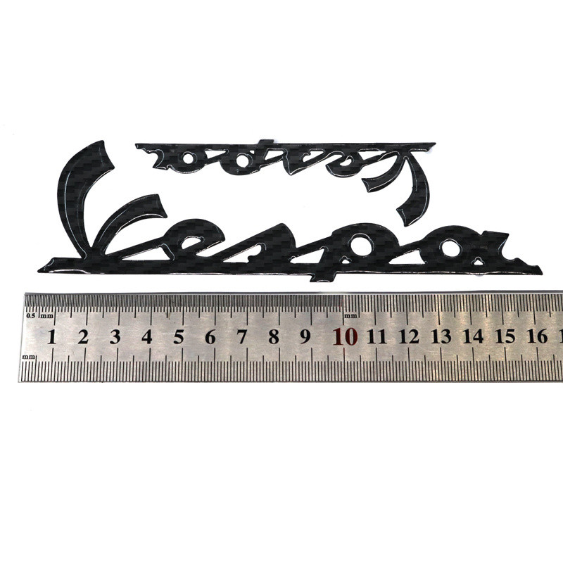 VESPA VESPA Xe Máy Sửa Đổi Sợi Carbon Đa Năng Nhãn Dán Logo Ô Tô VESPA GTS300 Đầu Máy