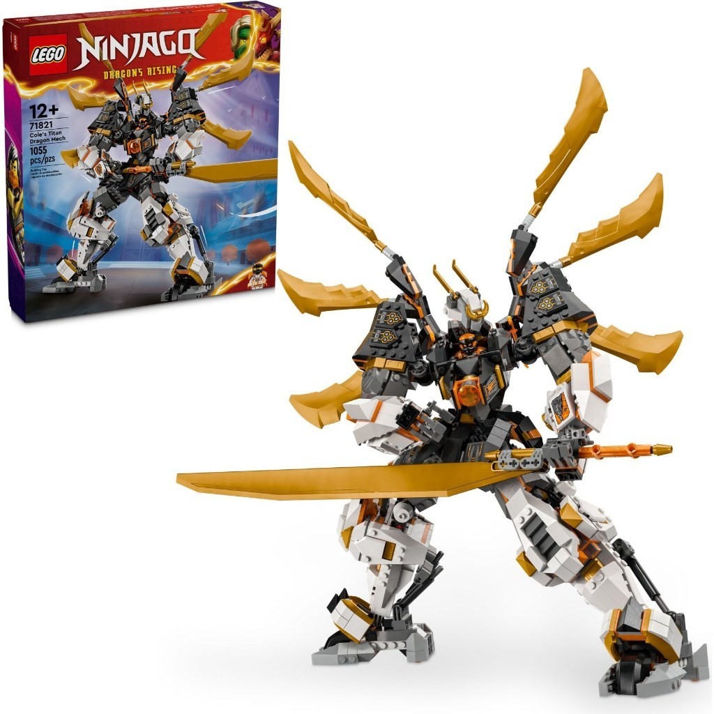 LEGO NINJAGO 71821 Đồ Chơi Lắp Ráp Rồng Titan Của Cole