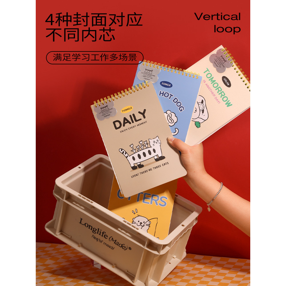 Never Learn Series A5 Coil Notepad