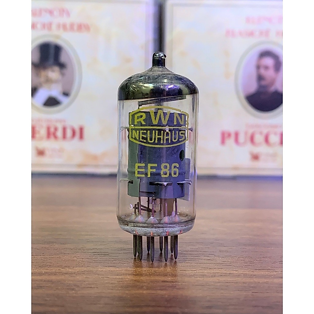 Bóng đèn điện tử, amply EF 86 - RFT (nhãn RWN) - Made in Germany - Test mạnh trên TV7