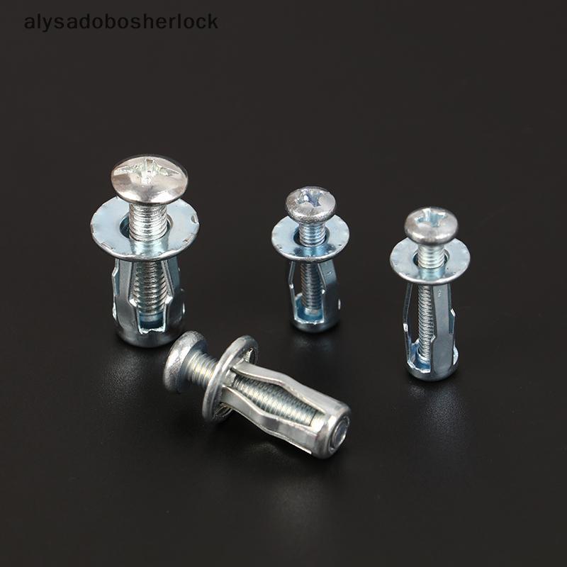 10 Bộ m4/M5/M6 Jack Nuts xe kim loại vít cánh hoa Nuts với vít cho Hollow tường sắt da