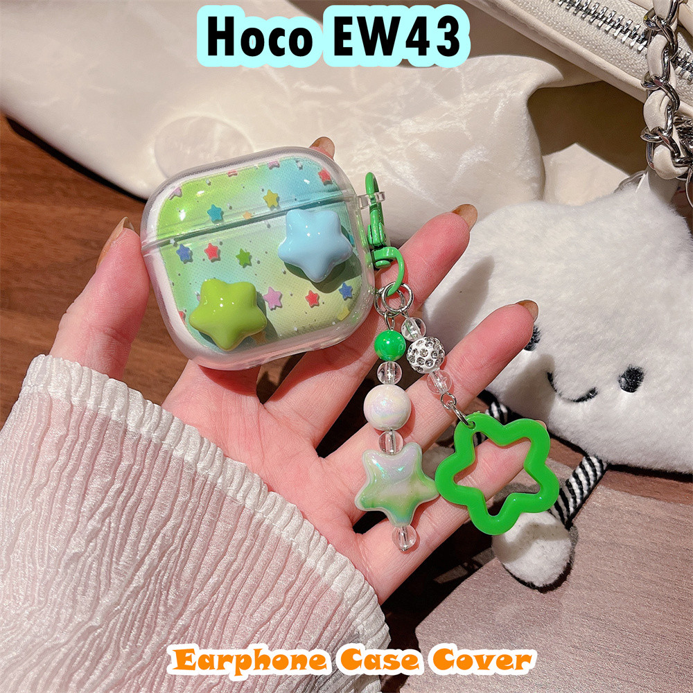 [Chất lượng cao] Dành cho hộp đựng tai nghe Hoco EW43 Vỏ silicon mềm hình bướm đầy màu sắc