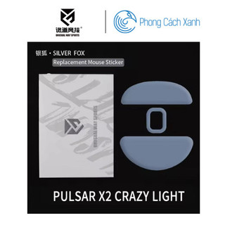 Feet chuột PTFE Unusual Way Sport Silver Fox - Pulsar X2 Crazylight (1 bộ) - Hàng Chính Hãng