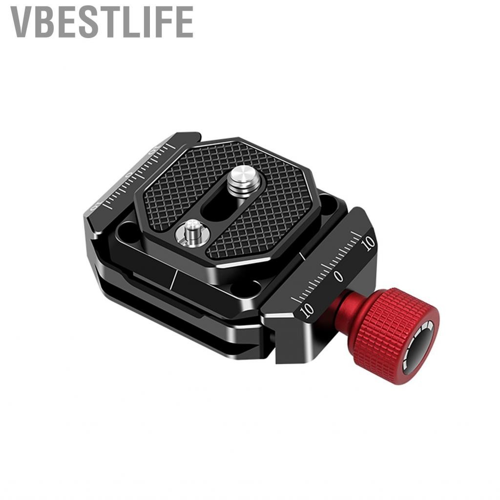 VBESTLIFE Bộ điều hợp kẹp nhanh phát hành bộ với tấm ARCA SWISS 1/4 & 3/8 inch Hố vít Hàng Aluminum hợp kim cho Chân máy Monopod Ballhead