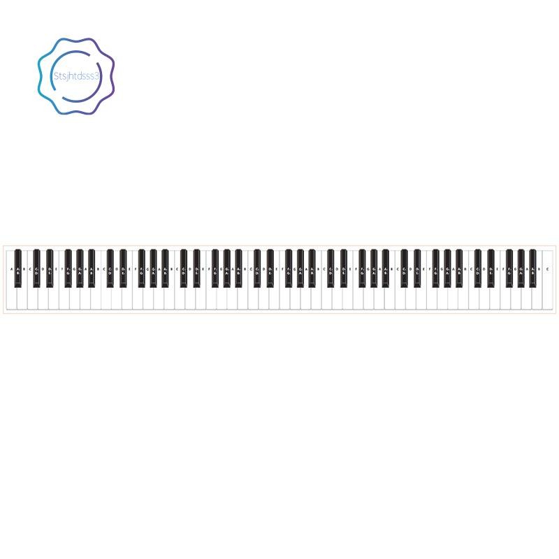 【 stsjhtdsss3.vn 】 Biểu đồ đàn piano & ghi chú 88 phím dành cho phím đàn piano, Hướng dẫn hỗ trợ giảng dạy Bảng ghi chú dành cho học sinh mới bắt đầu