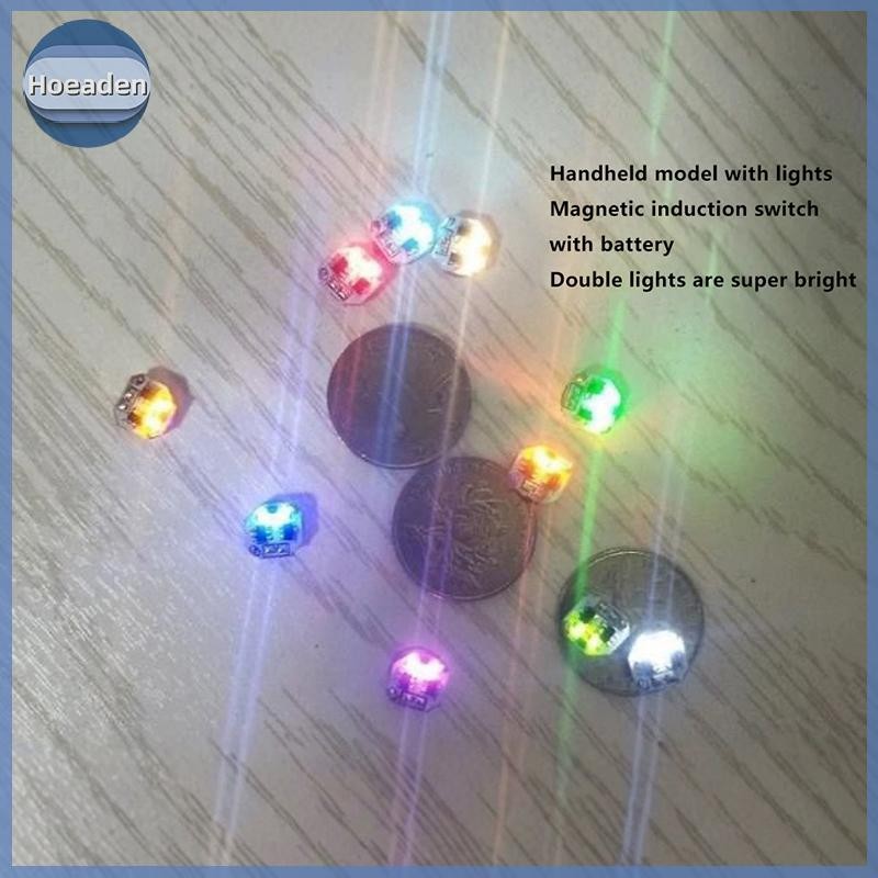 Hoeaden 1Pc LED Magnetron Light Modeling Led Light Wireless Light DIY Model Nút đèn cảm ứng từ tính 