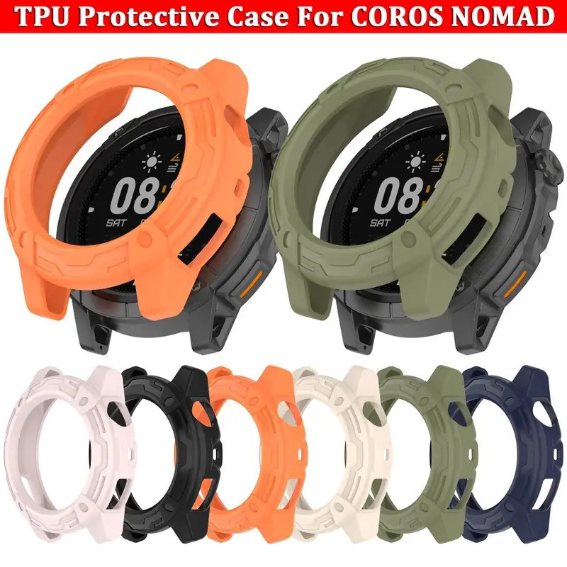 Ốp Bảo Vệ TPU Mới Cho COROS NOMAD Chống Trầy Xước Khung Rỗng Cản Viền Mềm Vỏ Đồng Hồ Thông Minh Phụ 