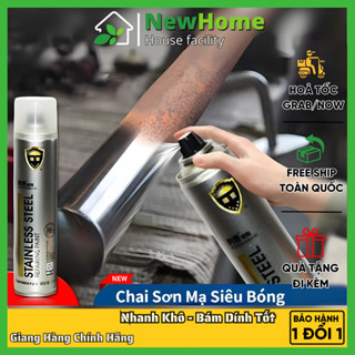  Sơn Xịt Mạ Crom Sáng Bóng 350ml Chai Sơn Xi Mạ Chrome Siêu Bóng Làm Mới ô Tô Xe Máy - Thiết Bị Gia Dụng. 