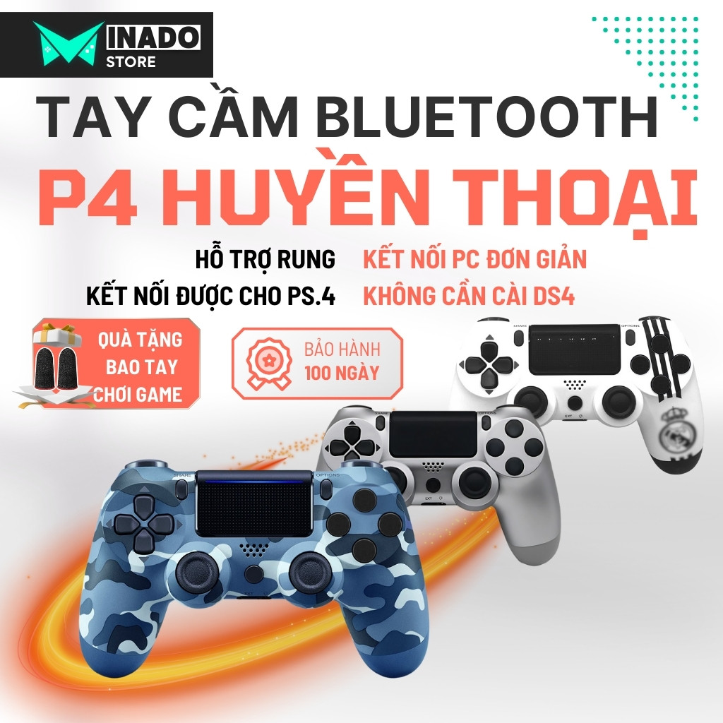 Giá Sốc Tay cầm chơi game fifa online 4 P4 Plus, Kết nối có dây và không dây, Tương thích PC Laptop