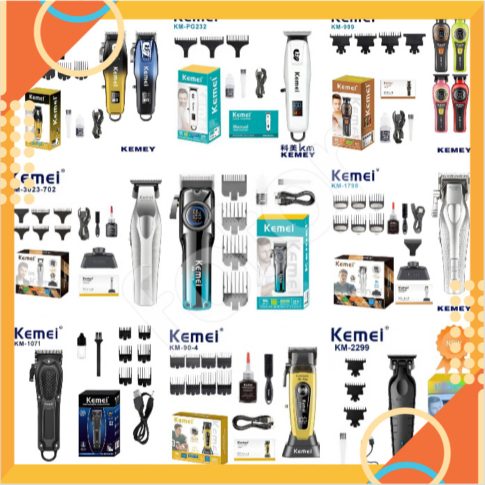 [5❤️][FREESHIP] TÔNG ĐƠ CẮT TÓC KEMEY/KEMEI KM-PG232, 709A, 999, 1071, 2279, 2299, 90-4, 3023-702, 1