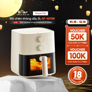 Nồi Chiên Không Dầu 5L Bear AF-4H15K - Hàng Chính Hãng BH 18 Tháng