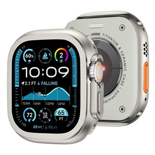 Ốp lưng đồng hồ cho iwatch Ultra2, ốp lưng mạ, hộp đựng, chính hãng 49mm