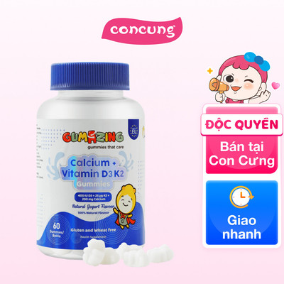 TPBS Gumazing Calcium + Vitamin D3K2 Gummies - Con Cưng