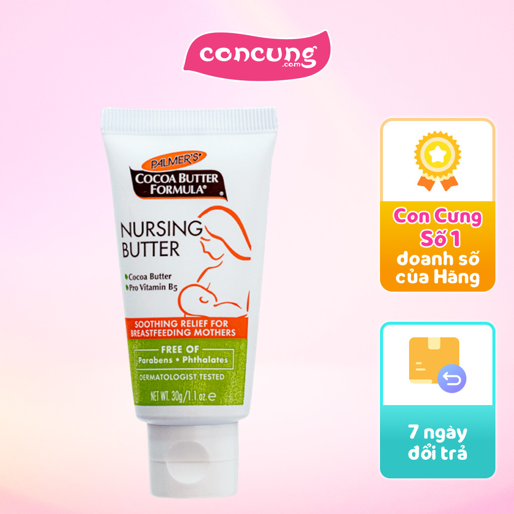 Kem ngăn ngừa nứt nẻ và giảm đau đầu ti khi cho con bú Palmer's 30g
