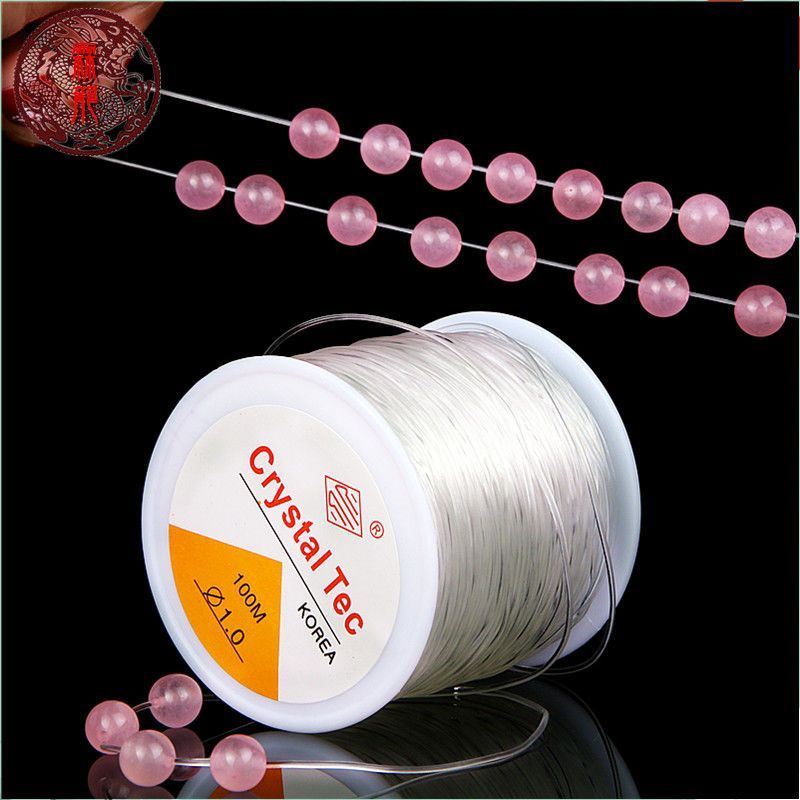 Bracelet beading cord, string, and craft thread8cc Buddhist bead crystal cord remai#Elastic cord str