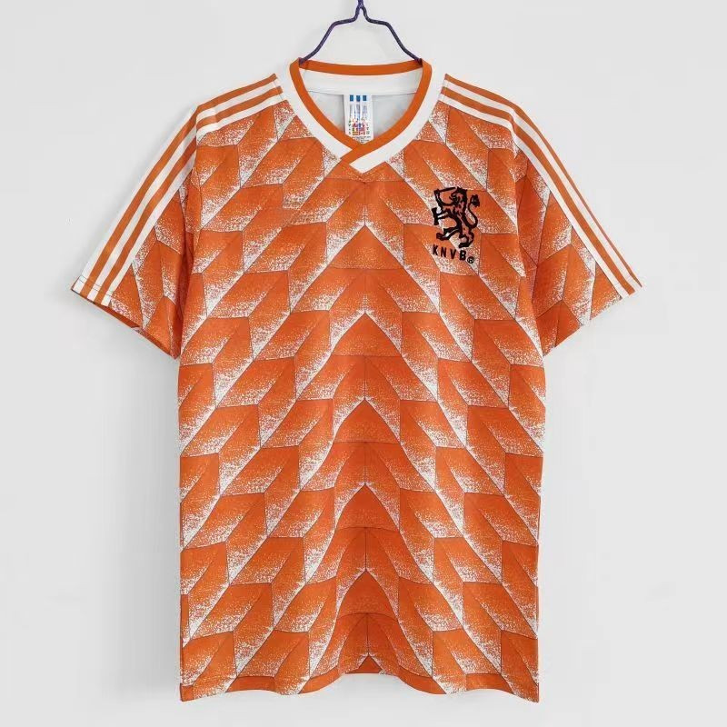 Phiên bản Retro 1988 Áo bóng đá sân nhà Hà Lan S-2XL