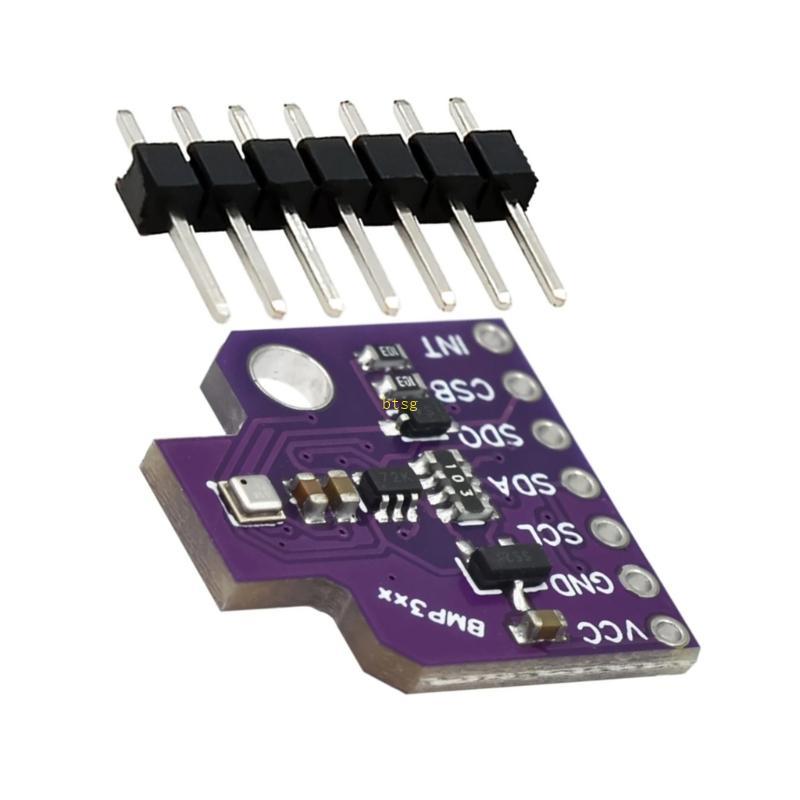 Btsg BMP388 Mô-đun cảm giác áp suất khí quyển IIC I2C 24Bit Kỹ thuật số tiếng ồn thấp