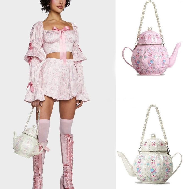 Retro Cô Gái Ngọt Ngào Độc Đáo Trà Túi lolita Túi lolita Thiết Kế Túi Niche Công Chúa