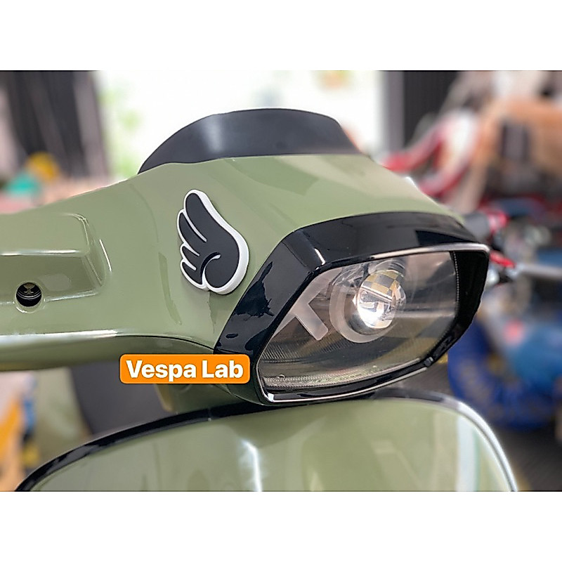 ANGEL WINGS CÁNH THIÊN THẦN DÁN ĐẦU ĐÈN XE VESPA SPRINT PRIMAVERA LX LXV S GTS GTV LIBERTY SH LEAD …