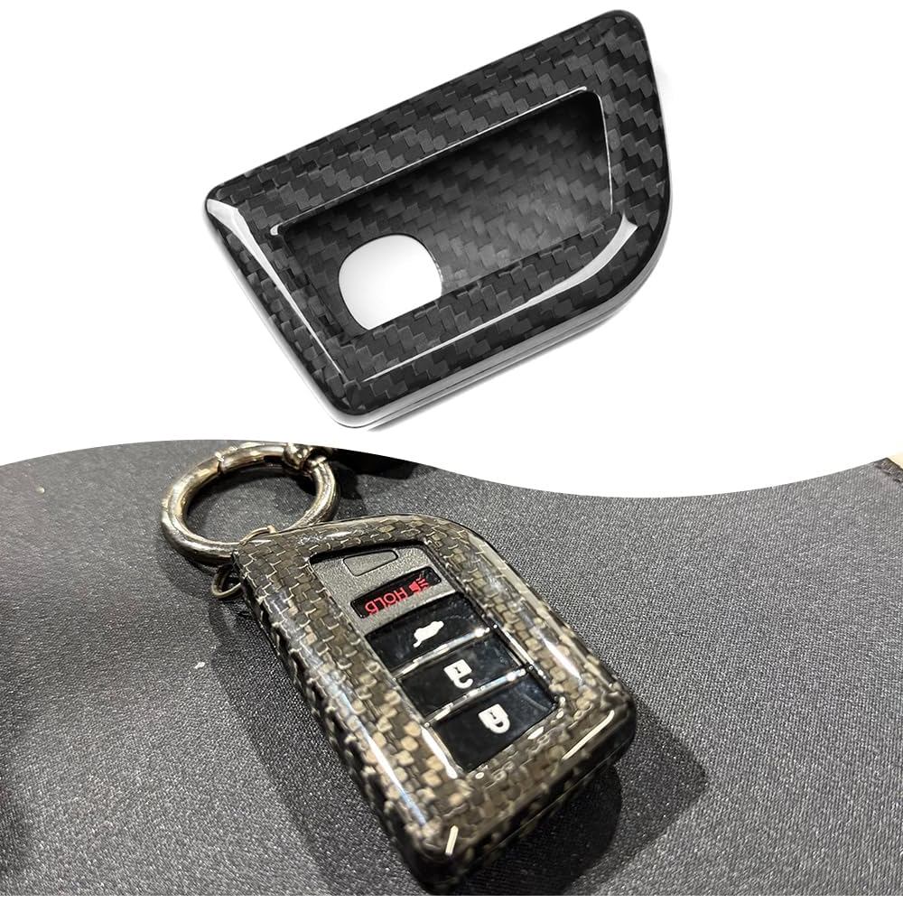 Jogon Sợi Carbon Khô Chìa Khóa Fob Dành Cho Acura Integra MDX RDX TLX 2022 2023 2024 2025, 4 / 5 Nút