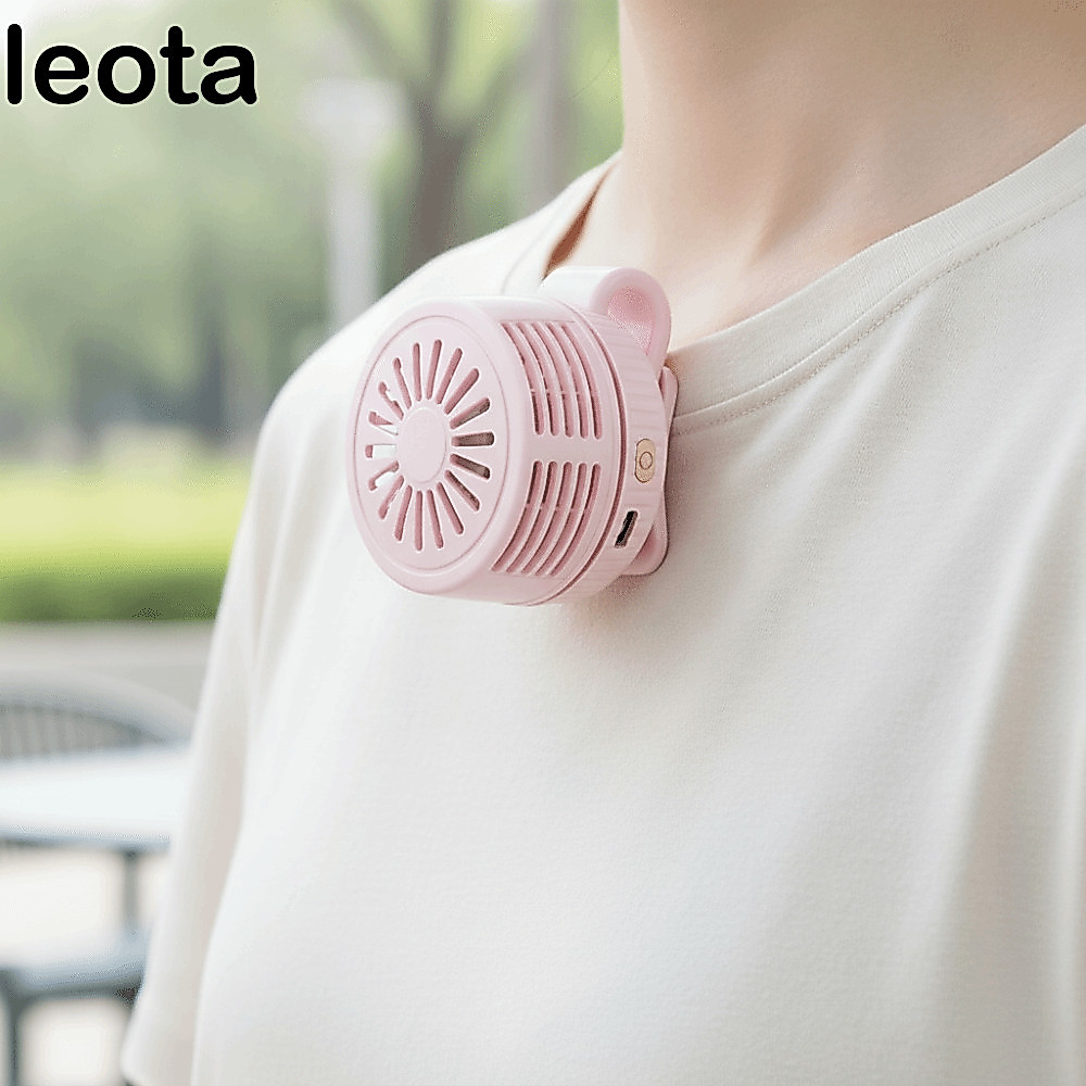 Quạt di động LEOTA, Quạt kẹp nhỏ gọn gió lốc xoáy, Kẹp gió lốc thu nhỏ Quạt cầm tay cầm tay kẹp thẻ