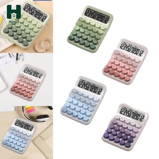 Công Tắc Cơ Máy Tính Cầm Tay 15 Nghiêng Màn Hình Phím Tròn Retro Hiển Thị Để Tính Số Cơ Bản Nhỏ Gọn