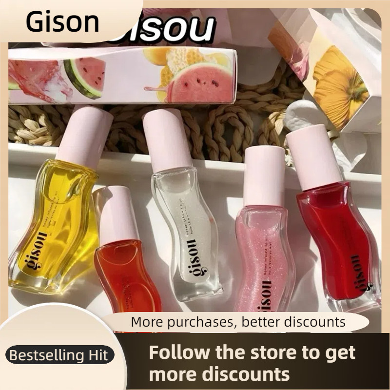 Z / Gisou Mel Shining Lip Oil Dưỡng Ẩm Chống Khô Son Môi Dễ Dàng Mang Theo Chống Vỡ Nước Bóng Son Mô